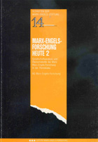 Schriften der Marx-Engels-Stiftung. Marx-Engels-Forschung heute 2 (1990)