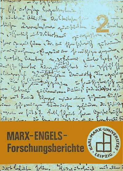 Marx-Engels-Forschungsberichte Heft 2